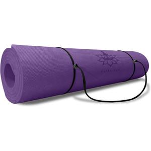 Hatha Yoga Thick TPE Yoga Mat 72"x 27"x1/3 inch Non Slip Eco Friendly Exercise Mat for Yoga Pilates & Floor Workouts