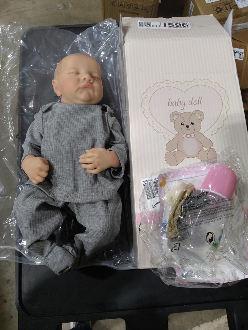 Reborn Baby Dolls - Realistic Baby Doll Girl, Real Life Baby Dolls with Cute Soft Vinyl Body, Real Baby Doll Newborn Lifelike Baby Gift with Accessories for 3+ Years Old Kids