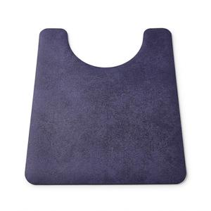 U-Shaped Contour Toilet Floor Mat, Blue 