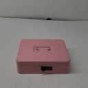KYODOLED Medium Cash Box with Combination Lock Safe Metal Money Box with Money Tray for Security Lock Box 7.87x 6.30x 3.54 Inch, Pink, Medium