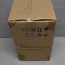 Briful Tall Rustic Ceramic Vase 9.6  Vintage Distressed Pottery Flower Vase with Antique White-Wash Finish  Farmhouse Table Decor & Shelf Accent (Not Waterproof), Brown