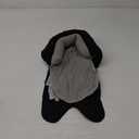 Pro Goleem Car Seat Head Support Infant, Soft Infant Car Seat Insert, 2 in 1 Carseat Head Support for Newborn, Perfect for Car Seat, Stroller, Swing, Bouncer, Gray and Black