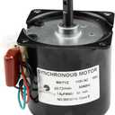 CHANCS Permanent Magnet Synchronous Gearbox Motor 60KTYZ 110V 60-72RPM CW/CCW Synchronous Reduction Motor (100V-127V)