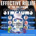 2 x Magnesium Glycinate Gummies 2500mg - Sugar Free Magnesium Potassium Supplement with Vitamin D, B6, CoQ10 for Calm Mood & Sleep Support - 90 Blueberry Gummies