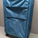 Hanke 28 Inch Luggage with Spinner Wheels Expandable Large Suitcase with Wheels Softside Check in Luggage Rolling Suitcase with Lock Lightweight Travel Luggage for Men and Women.(Caribbean Blue)