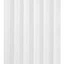 N&Y HOME Longer Shower Curtain Liner Fabric 72 x 75 inches, Hotel Quality, Washable, White Spa Bathroom Curtains with Grommets, 72x75