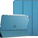 ProCase for iPad Air 13 Inch Case M3 2025/M2 2024, Slim Smart Cover iPad 13 Air M3 M2 Case with Translucent Hard Shell Back, Supports Touch ID, Auto Wake/Sleep -Teal