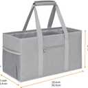 Extra Large Utility Tote Bag with Handles, 50L Reusable XL Heavy Duty Tote Bag