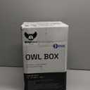 Owl House Cedar - Prebuilt Barn & Screech Owl Nesting Box - Easy Hang & Clean - Wood Shavings & Screws Included