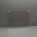 Seelenruhe Tempered Glass Cutting Board for Kitchen Counter, 16x20 inch Clear Cutting Board for Countertop, Non-Slip, Heat-Resistant, Easy to Clean, Kitchen Decoration