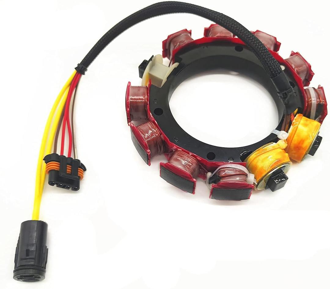 Outboard Stator For Johnson Evinrude 173-4849 584849 763760 20Amp 1995-2006 80 90 100 105 115HP 4Cyl 60 Degree Engines