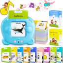 Spanish & English Talking Flash Cards for Toddlers, 510 Sight Words Bilingual Flash Cards, ABC & Number Learning Toys, Montessori Toys, Speech Therapy Toys, Children's Sensory Preschool Birthday Gifts