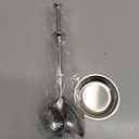 Flour Duster for Baking, 1 PCS Flour Sifter for Baking Powdered Sugar Shaker Duster, 304 Stainless Steel Dusting Wand Sprinkler and ToolsSpices and Tea Strainers 