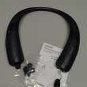 Neckband Bluetooth Headphones Speaker 2 in 1Wireless Wearable Speaker with Retractable Earbuds, 15Hrs Playtime, Portable Speaker and Headset w/Bulit in Mic for Home, Office and Outdoors (Black)