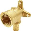 4 Pack Brass Pex 1/2" x 1/2" Female NPT Drop Ear Elbow