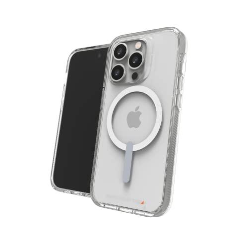 Gear4 ZAGG Crystal Palace Snap Case Compatible with iPhone 14 Plus - Clear iPhone Case, D30 Drop Protection (13ft/4m), Anti-Yellowing Properties, Edge-to-Edge Protection, Magsafe Compatible Case