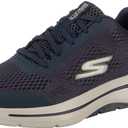 Skechers Men's, Gowalk Arch Fit Idyllic Sneaker (11 X-Wide, Navy/Gold)