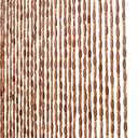 FlavorThings 52 Strands Brown Wood and Bamboo Beaded Curtain for Doorway Room Divider 36inch x 79inch，Bamboo and Wooden Doorway Beads-Boho Bohemian Curtain (Coffee)