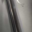 LazBlinds No Drill Zebra Blinds for Windows 35" W x 64" H, Grey