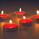 3 x 10 Pack Tea Candles Wedding Party and Home Decoration Votive Parties Tealight Small Wishing Bulk with 1.5-2 Hours Extended Burn Time Mini for Birthday Emergency Family (Red)