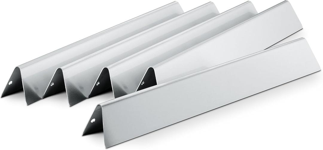 Weber Replacement Flavorizer Bars, 17.5", for Genesis 300 series (see compadibility models), Front-Mounted Control Panel, Stainless Steel