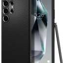 Spigen for Galaxy S24 Ultra Case, Liquid Air [No Magnet Ring] [Military-Grade Protection] - Matte Black