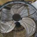AHAWILL 20" High Velocity Metal Floor Fan with Light,6-Speed Plug-in Fan with Remote & APP,Industrial Fan with Rear Buttons,360 Tilt & 3CCT,Wall Mountable,Anti-Vibration for Garage,Warehouse,Shop,Gym, Large