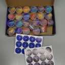 24 Pack Galaxy Slime Kit, Galaxy Slime Cup Party Favors for Girls Boys, 12 Constellations Series Mini Slime Bulk, Wet, Non-Sticky, Stress Relief Toy, Classroom Rewards, Goodie Bag Stuffers for Kids