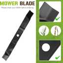4951003MA Mulching Mower Blades for Murray Scotts Stanley 42 Inch Deck 095100E701 0951000MA 95100E701 425303x92B 425603x99A 42" Mower Replace 095100E701 095100E701MA 495100 3-IN-1 Mower Blades 2 Pack