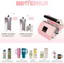 BetterSub 3in1 40 OZ Tumbler Mug Heat Press Machine 30 OZ 20 OZ 16 OZ Sublimation Straight Skinny Tumbler Mug,11 OZ 15 OZ 16 OZ Sublimation Mug Heat Transfer Pink