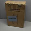 Mondazie Free Standing Towel Racks for Bathroom with U-Shaped Detachable Dividers, 3-Tier Floor Towels Holder Stand with Shelf & 8 S-Hooks, Metal Pool Towel Storage Organizer for Home, Poolside, Black