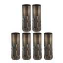 BQLZR Candle Socket Light Covers Sleeves 3 Inch Tall Chandelier Socket Covers Chandelier Base Socket for E14 Chandelier Bright Bronze Pack of 6