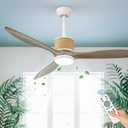 60in Boho White Ceiling Fan Lights with Remote Control 3 Blade Hemp Rope Ceiling Fans with Light Coastal Weathered Wood Ceiling Fan Outdoor Farmhouse Fan Light for Patio Living Room Kitchen