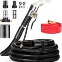 Extractor Attachment Kit for Shop Vac, Extractor Kit with Wand Hose Adapter Fit Carpet Sofa Car Cleaning for Home and Auto