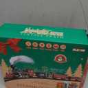 OleFun Train Set, Electric Train with Water Steam, Sounds & Lights, Model Christmas Train Set for Under The Tree, Railway Kit Gifts for 3, 4, 5, 6, 7, 8+ Year Old Boys & Girls