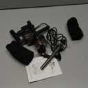 AQQA Aquarium Sponge Water Filter, Power Driven Double Biochemical Filter, Quiet Submersible Foam Filter with 2 Extra Sponges, 1 Bag of Filtered Ceramic Balls for Fresh and Salt Water Fish Tank (M)