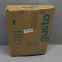 GUSTO Clear Plastic Cups with Lids [16 oz - 100 Count] - Disposable Iced Coffee Drink Cups with Strawless Sip Lids for Smoothies, Juices, and More - (Formerly Comfy Package)