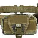 YAKEDA Tactical Battle Belt Duty Belts Law Enforcement Police Utility Gun Belt With Pouches 7 in 1 (Cp)