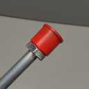 5 Pack Airless Paint Sprayer Tip Extension Pole Multi-Sizes Extension Rod,Airless Painting Spray Gun Tip Extension Pole Rod with Red Guard (7.8in+11.81in+19.09in+29.13in+38.77in)