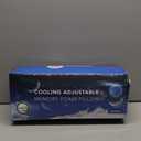 KUCEY Cooling Side Sleeper Pillow for Neck and Shoulder Pain, Luxury Shredded Memory Foam Curved Bed Pillows for Sleeping Set of 1 Adjustable Queen Size Washable Cover Crescent White