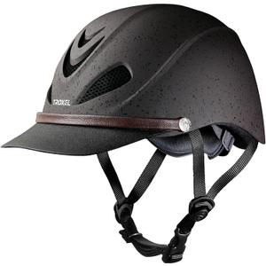 Troxel Dakota Trail Horse Riding Helmet, Low-Profile Light Adjustable Design, Safety Horseback Riding Gear (Large, Grizzly Brown)