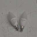 Candelabra Smart Light Bulbs 60W Equivalent, 500LM 6W E12 LED Bulb Compatible with Alexa/Google Home, RGBCW Candle Bulb for Chandelier, No Hub Required, 2.4G WiFi Only, ETL Listed, 2PCS (2 Count (Pack of 1))