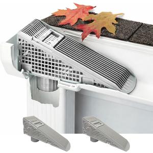 The Gutter Guard - Wedge Eliminates Downspout Pipe Clogs From Leaves and Debris - 2-Pack