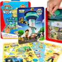 Paw Patrol Magnetic Playset, 75 Mix & Match Dress Up Magnets, 2-in-1 Storage Tin & Play Space, Fun Paw Patrol Toy for Kids 3 & Up, Great Travel Activity for Kids and Toddlers, Paw Patrol Activities