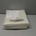 Collapsible Fabric Storage Cube Bins with 2 Reinforced PU Handles, Foldable Storage Organizer Baskets for Closet, Shelves, Living Room | 11"x11"x11", 4 Pack, Full Beige