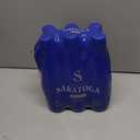 Saratoga Spring Water Bottles, 6 Pack Still Bottled Water Recycled PET Plastic Bottles 16 Fl Oz (EXP 11/25/26)