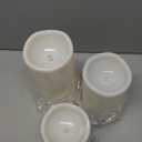 Homemory 6" 8" 10" x 4" Waterproof Outdoor Flameless Candles, Battery Operated Flickering LED Pillar Candles with Remote and Timers for Indoor, Plastic, Ivory White