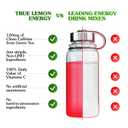 True Lemon Wild Cherry Cranberry Energy Drink Powder, 6 ct (12-pack) (EXP 08/13/29)