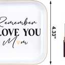 Jewelry Dish Tray Ceramic Trinket Dish and Daughter Rings Birthday Gifts from Daughter Birthday Gifts for in Law I Love You Remember Me