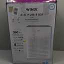 WINIX AM90 Air Purifier for Home Large Room Up to 1740 Ft in 1 Hr With Air Quality Monitor, True HEPA, Carbon Filter and Auto Mode, Captures Pet Allergies, Smoke, Dust (White)